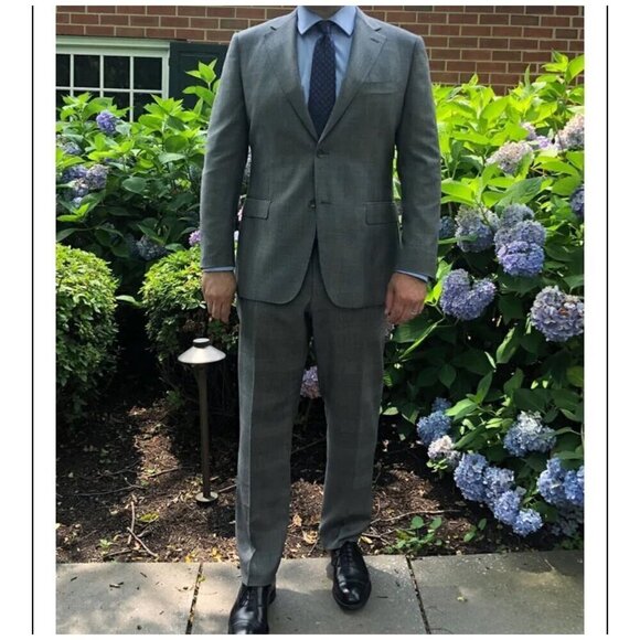 SuitSupply Napoli fit Super wool Sport coat,Gray, Size 38 - Picture 1 of 12